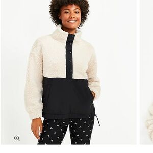 Lou & Grey Cream and Black Sweater